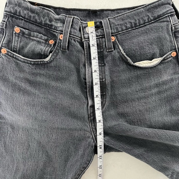 Levi’s 501 S/ Washed black/ Skinny jeans/ Button up fly/ Size 26 - Picture 13 of 16